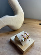 Pendientes Cuarzo Rosa